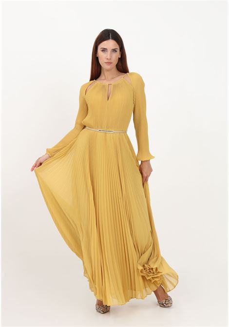 Long ocher dress for women MAX MARA | 2362261234600053